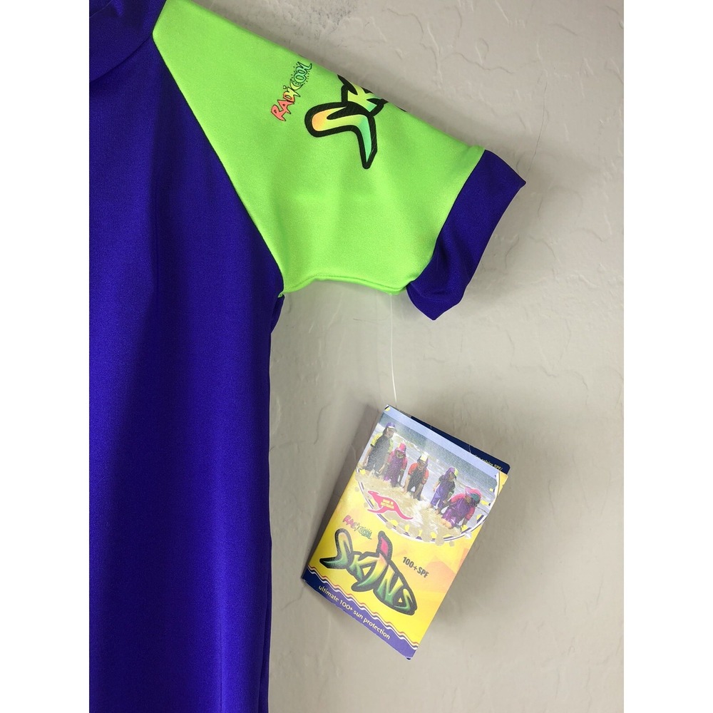Radicool Skins Size 2 Sun Protective Swim Top Short Sleeve Swim Shirt Rash Guard - Picture 2 of 7